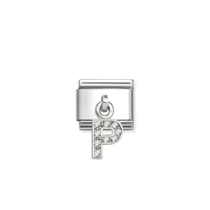 Composable Classic Link, CZ Letter P Pendant