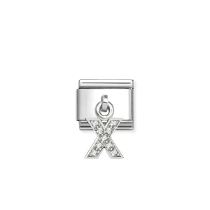 Composable Classic Link, CZ Letter X Pendant