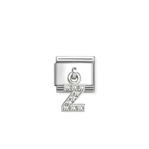 Composable Classic Link, CZ Letter Z Pendant