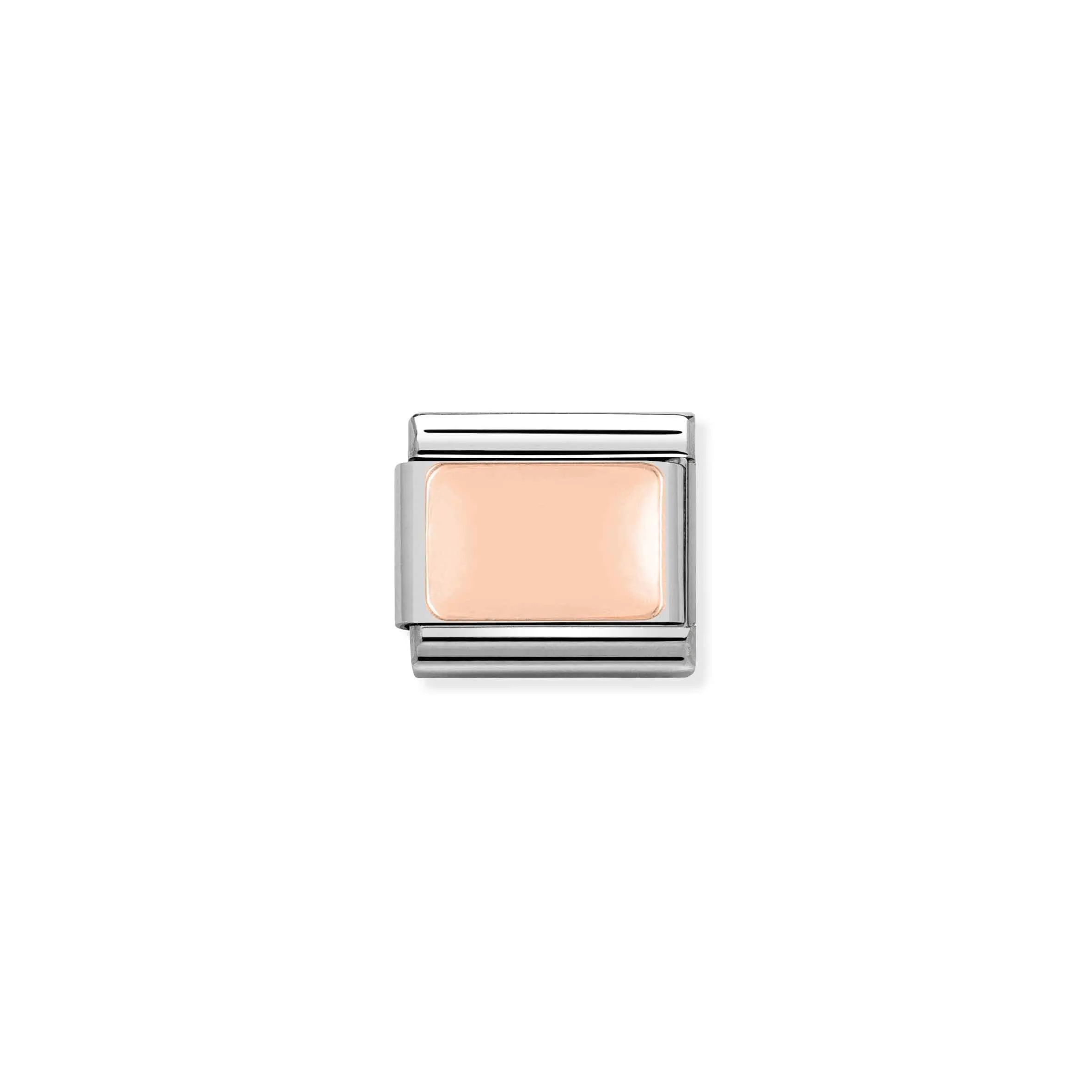 Charm, Composable Link, Rose Gold Plate - Nomination Qatar Charm, Composable Link, Rose Gold Plate