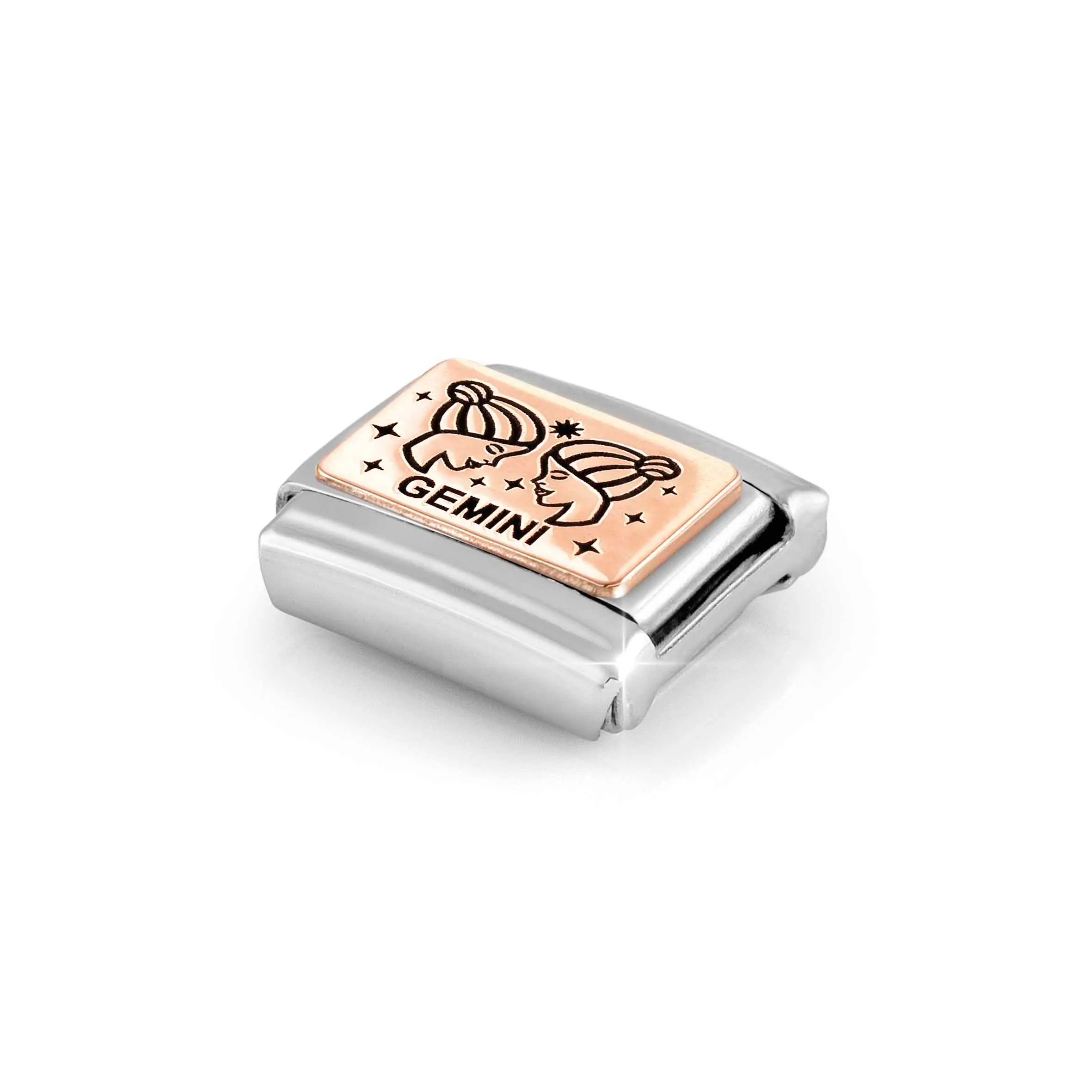 Charm, Composable Link, rosegold Gemini - Nomination Qatar Charm, Composable Link, rosegold Gemini - Image 5