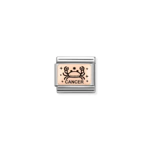 Charm, Composable Link, rosegold Cancer