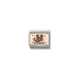 Charm, Composable Link, rosegold Scorpion
