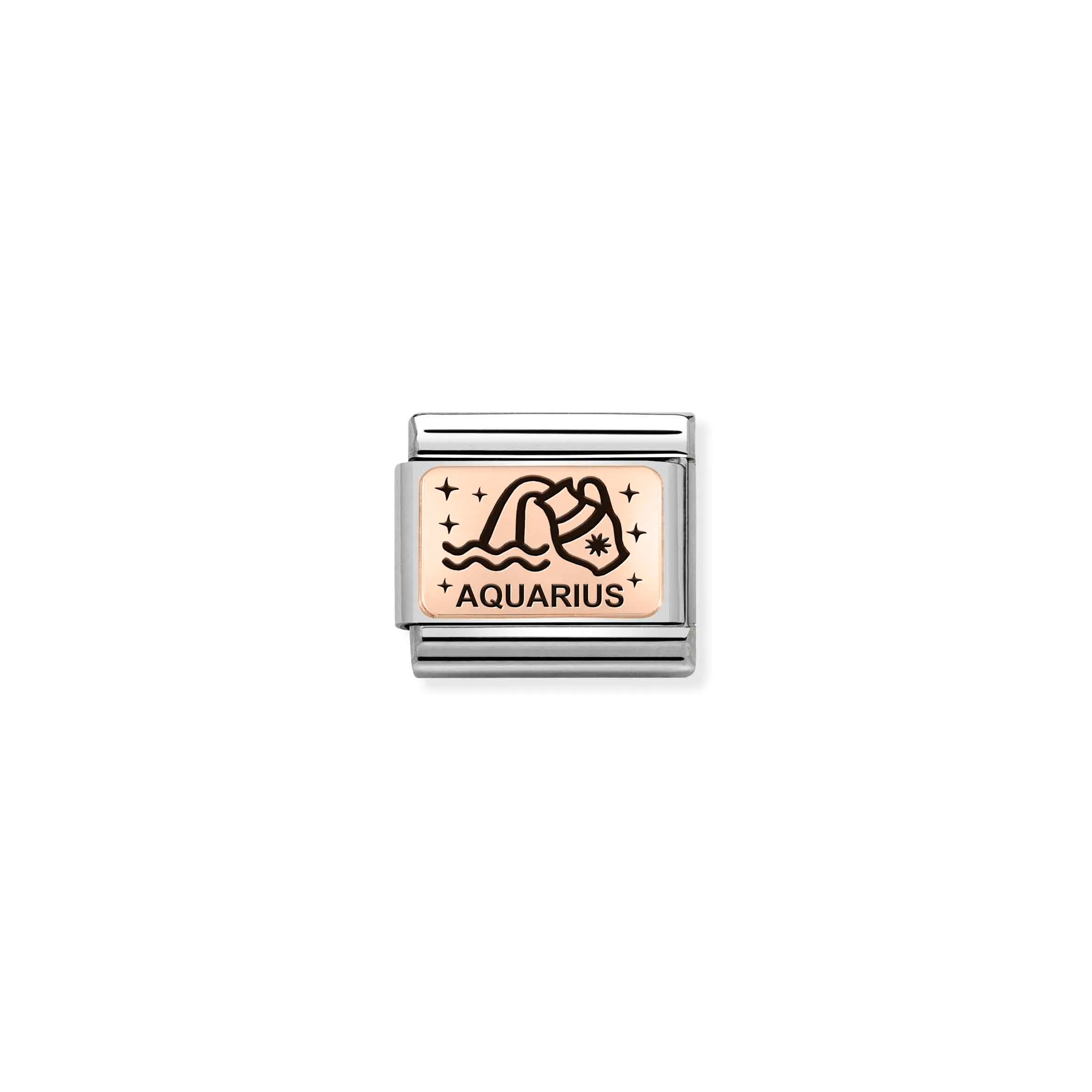 Charm, Composable Link, rosegold Aquarius - Nomination Qatar Charm, Composable Link, rosegold Aquarius