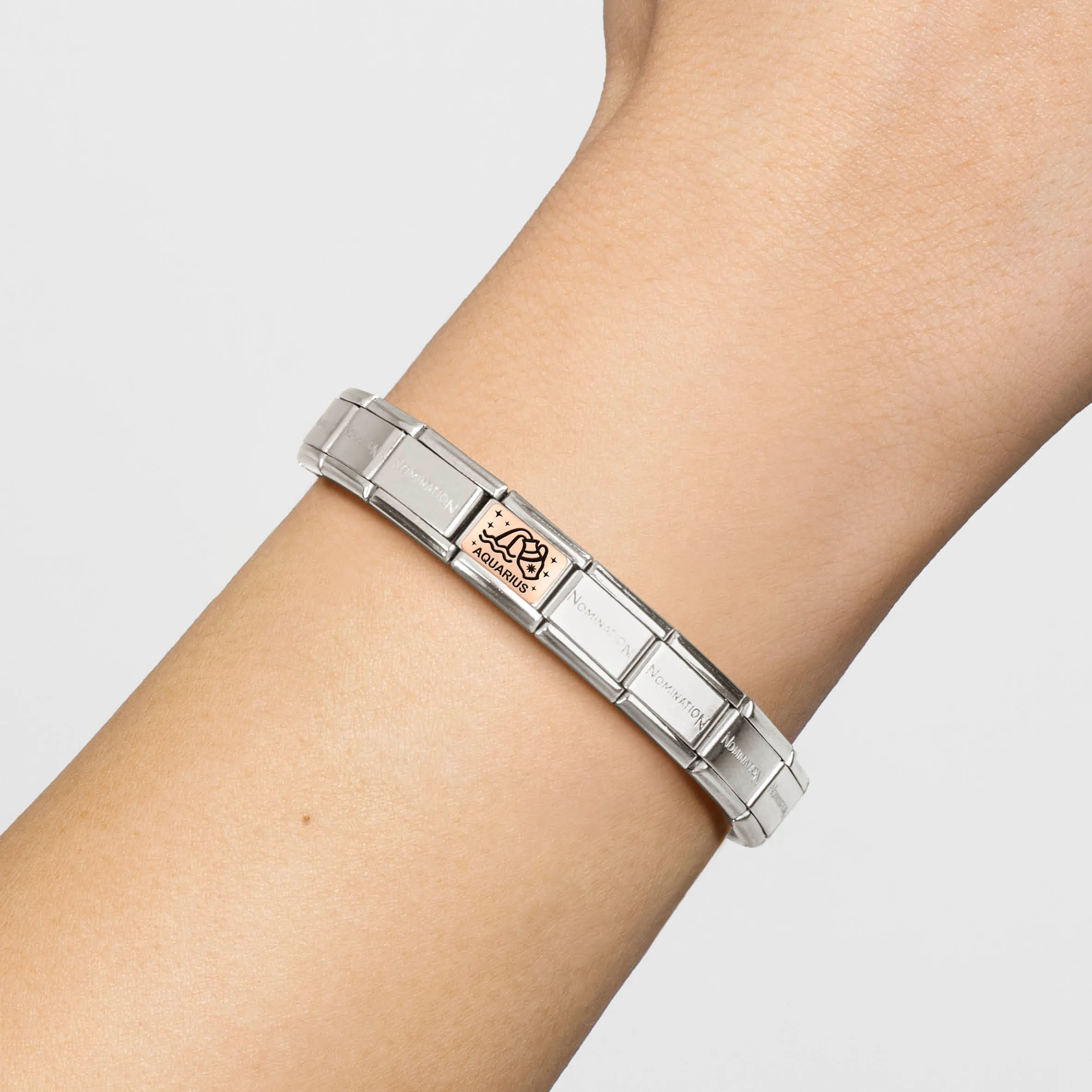 Charm, Composable Link, rosegold Aquarius - Nomination Qatar Charm, Composable Link, rosegold Aquarius - Image 2