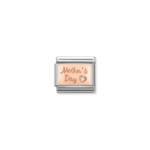 Charm, Composable Link, Mother’s Day with Stone