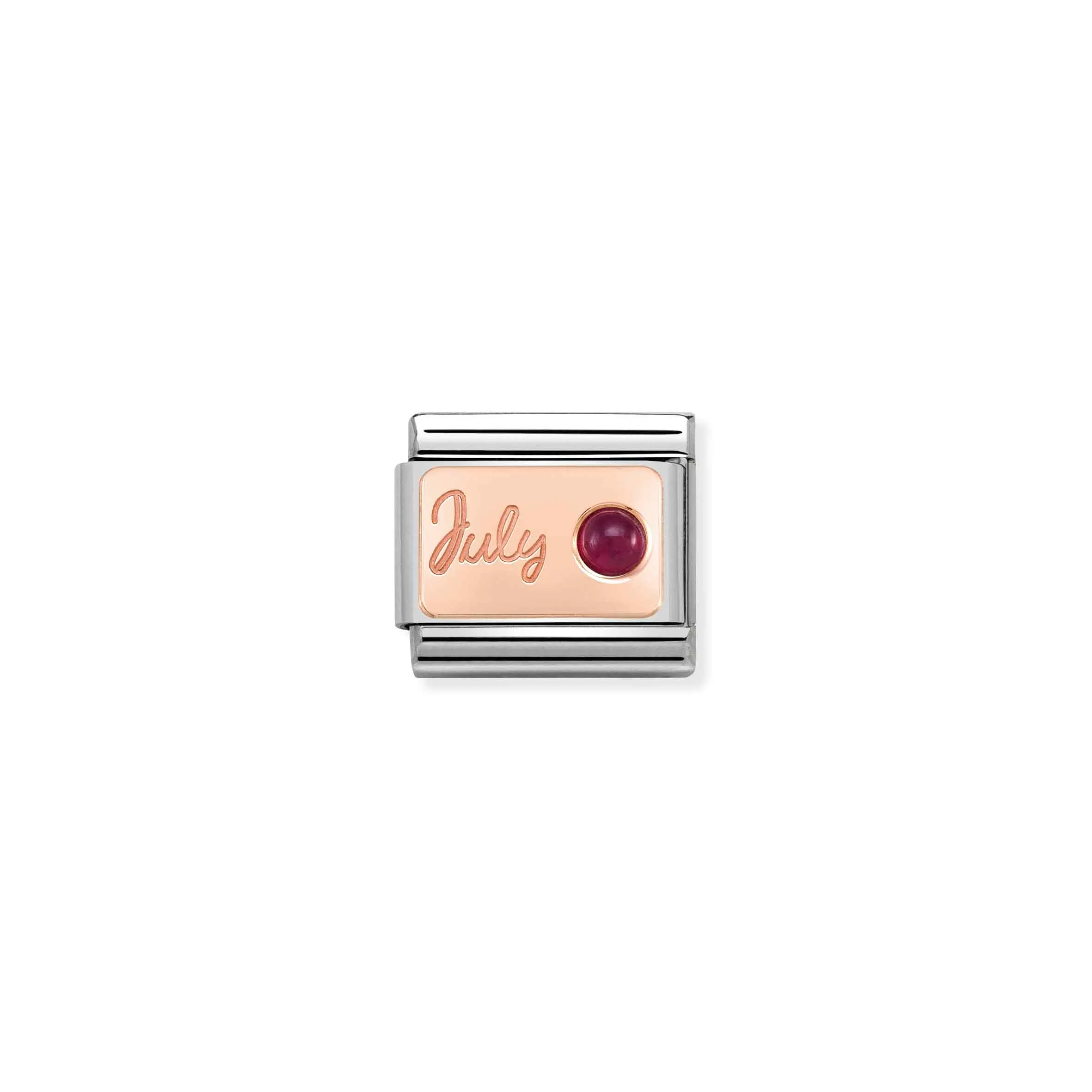 Charm, Composable Link, July in Rose Gold - Nomination Qatar Charm, Composable Link, July in Rose Gold