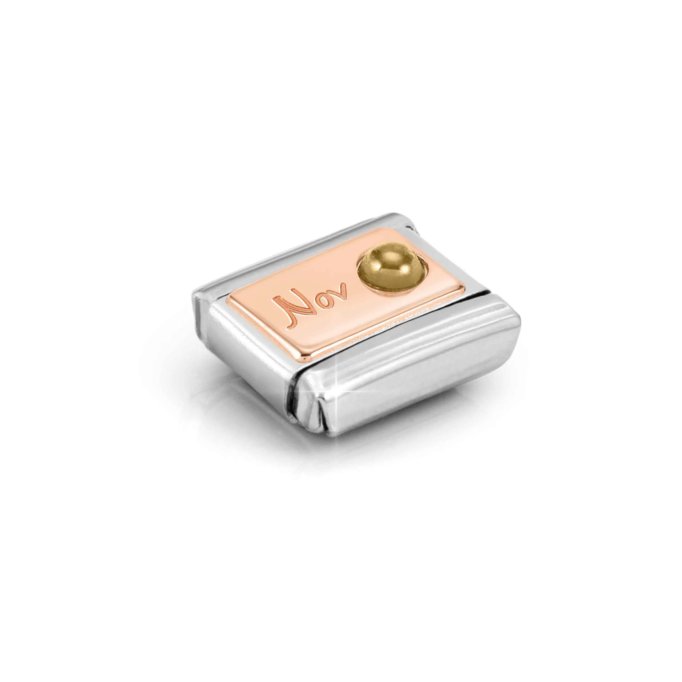 Charm, Composable Link, November in Rose Gold - Nomination Qatar Charm, Composable Link, November in Rose Gold - Image 5