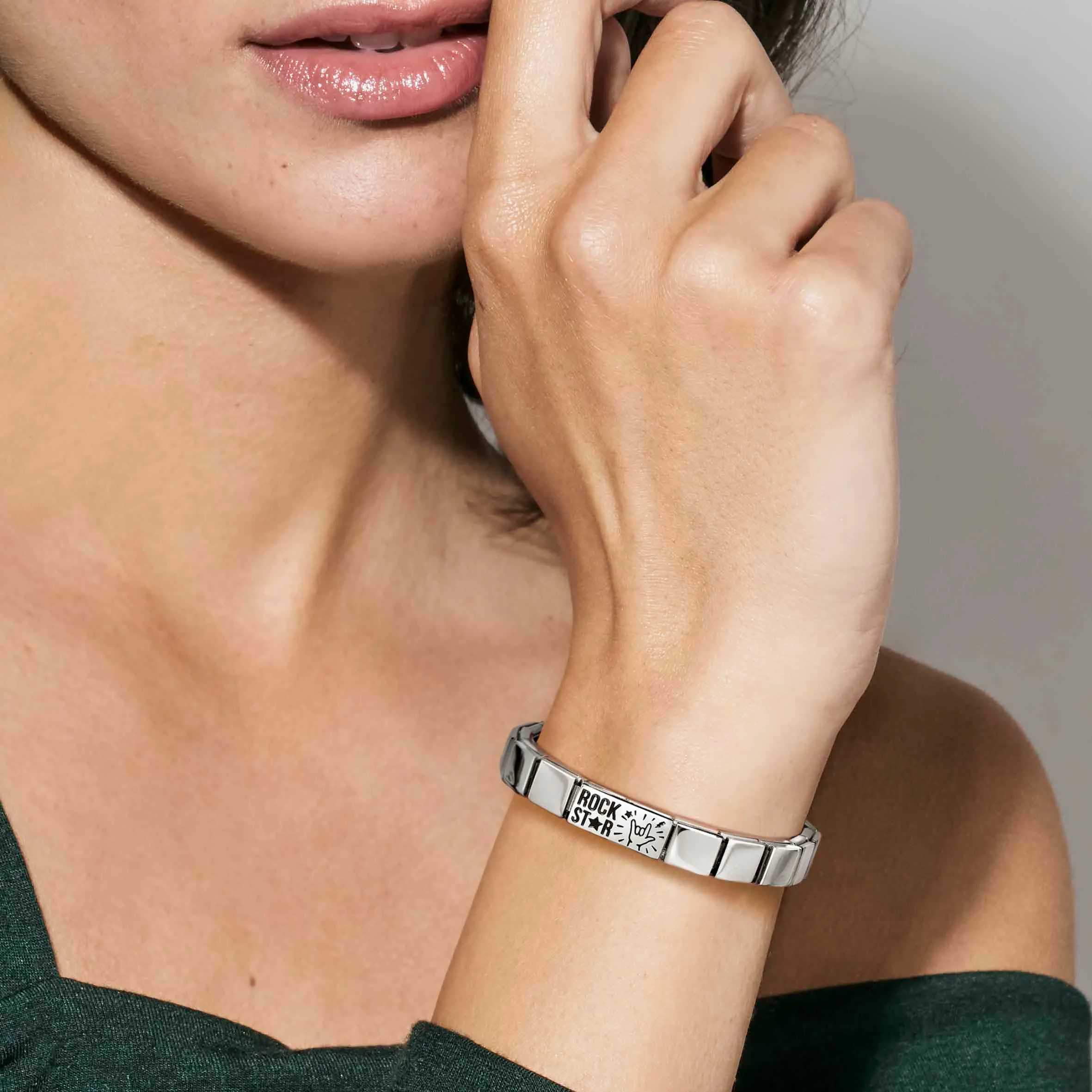 Composable GLAM Link with CZ Black - Nomination Qatar Composable GLAM Link with CZ Black - Image 2