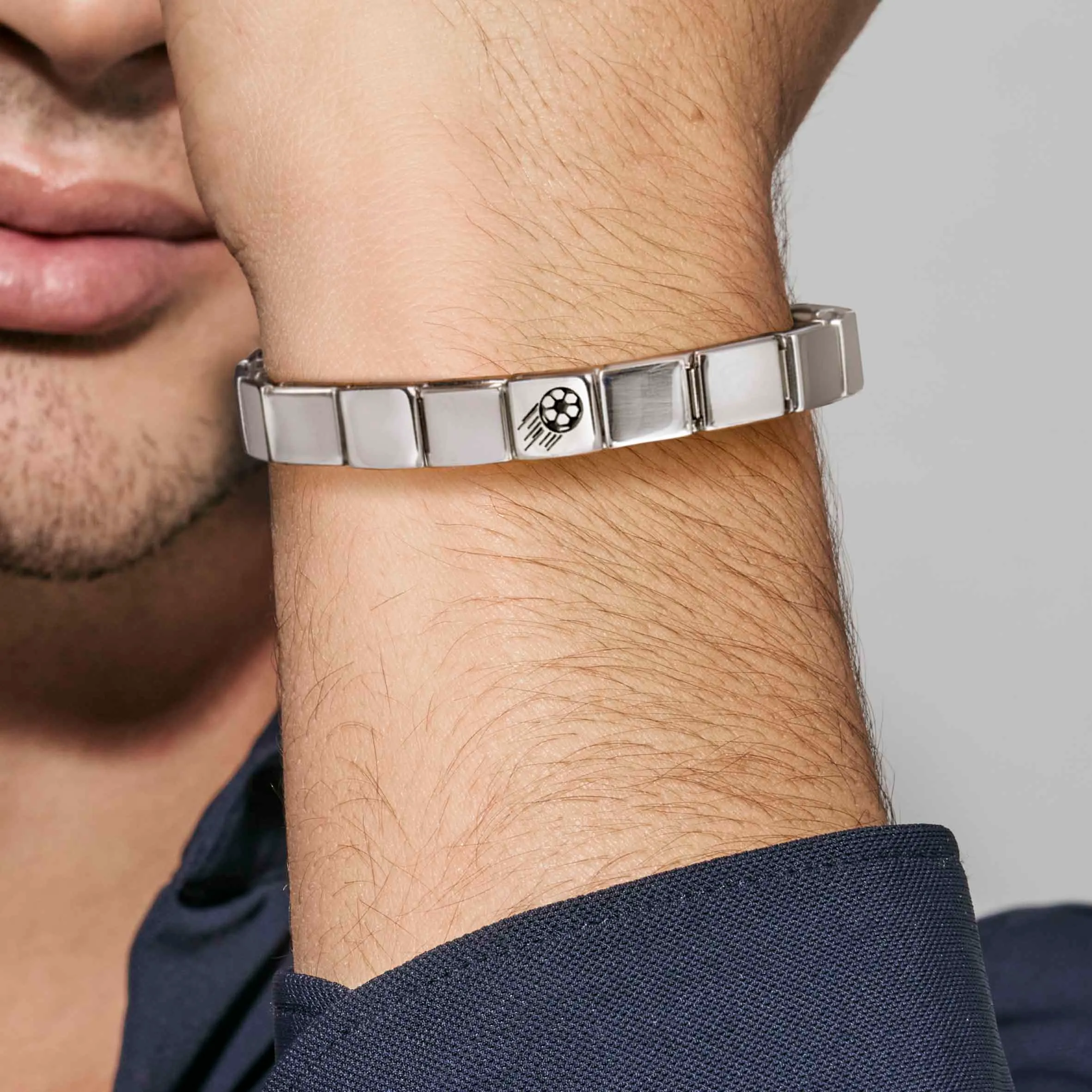 Composable GLAM Link with CZ Black - Nomination Qatar Composable GLAM Link with CZ Black - Image 3